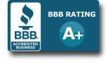 BBB Better Business Bureau Rating of A+
