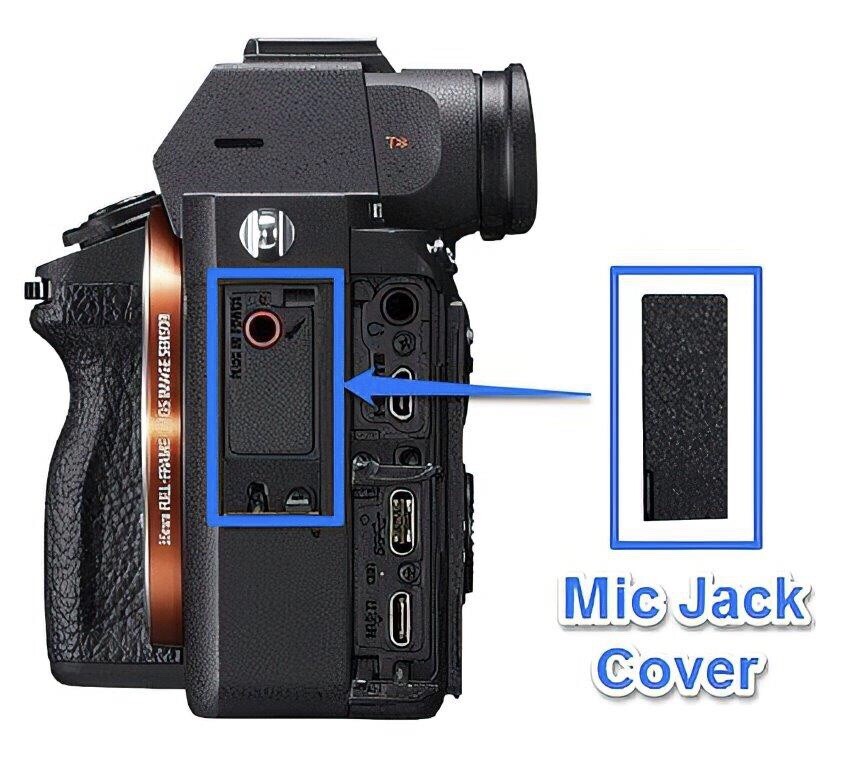 Sony A7 III Microphone Jack Cover Lid Replacement Repair Part Genuine Sony