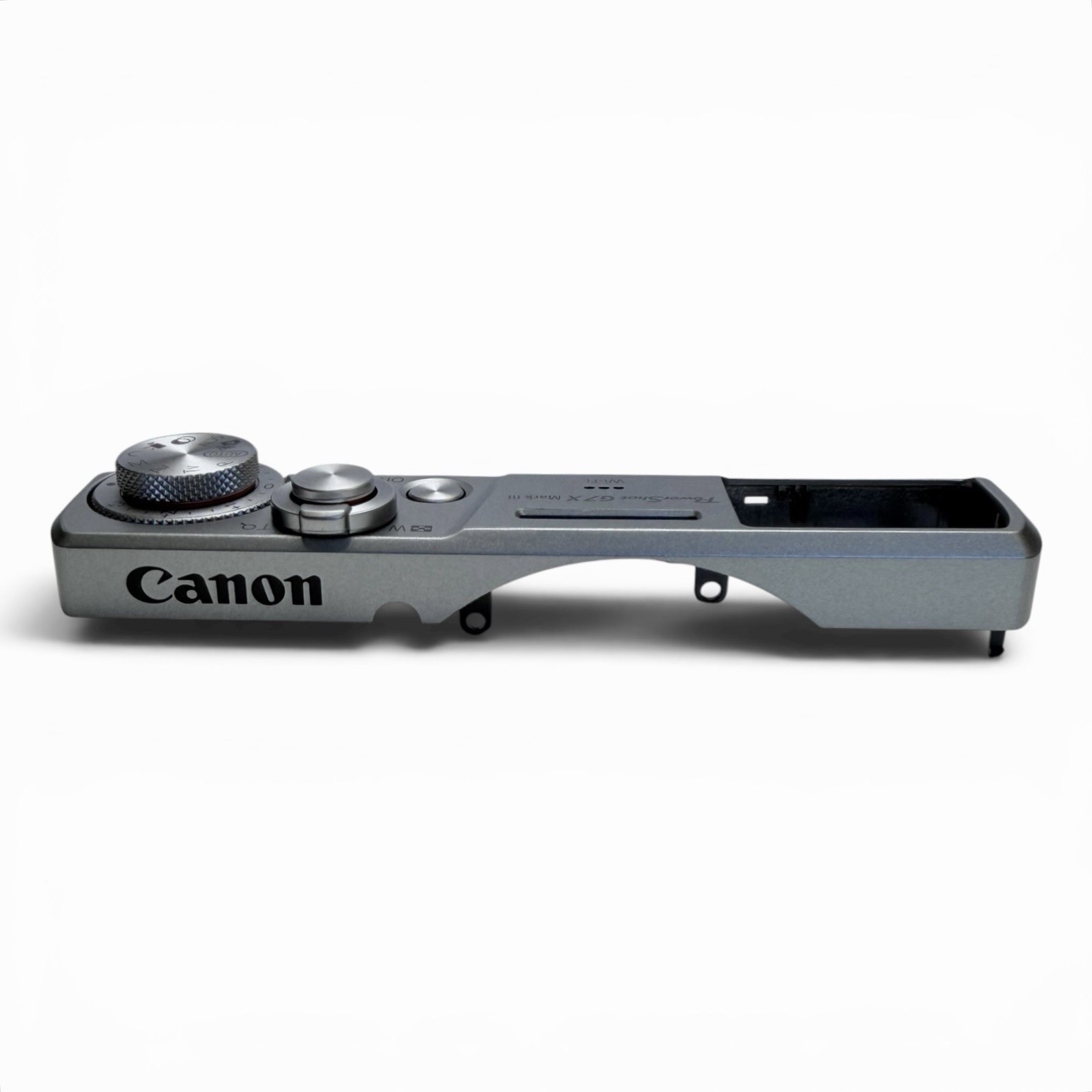 Canon PowerShot G7X Mark III Top Cover Assembly Silver Replacement Repair Part Genuine Canon - Image 2