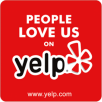 People Love us on Yelp button